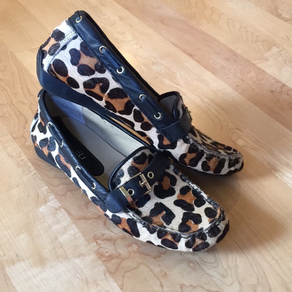 Vaneli Shoes - Vaneli leopard print calf hair loafers